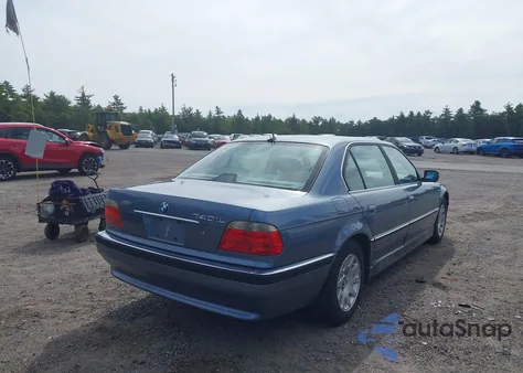 2001 BMW 740Il из США, поврежденный, VIN WBAGH83421DP23764